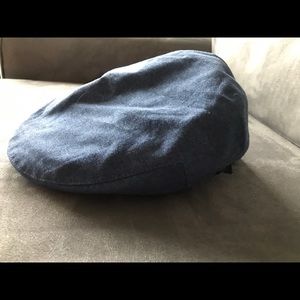 Bailey dark blue chambray cap